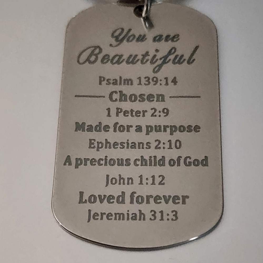 YOU ARE BEAUTIFUL Key Chain - Picture 3 of 3